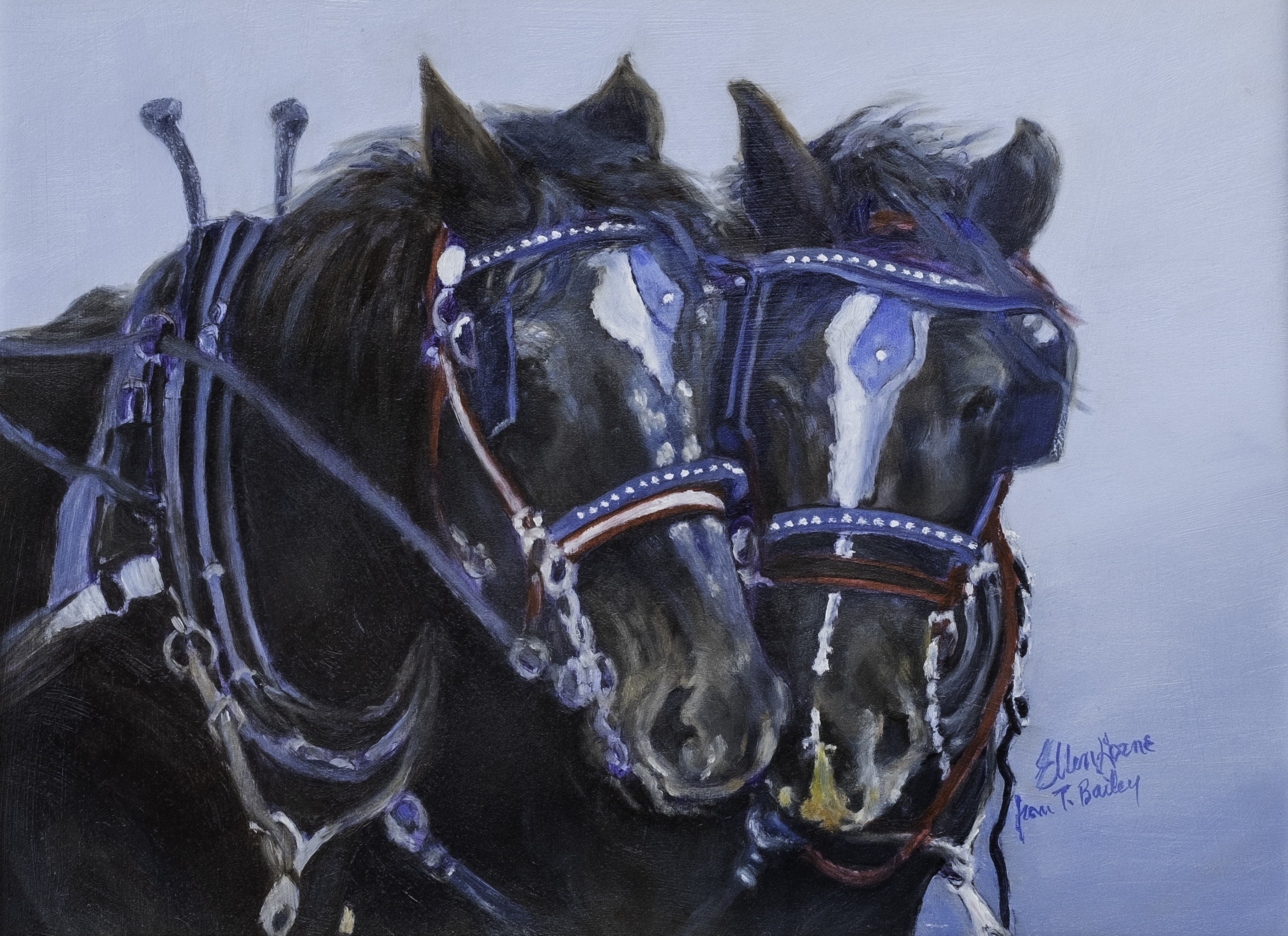Oil painting by Ellen Lorne — Terry's Boys